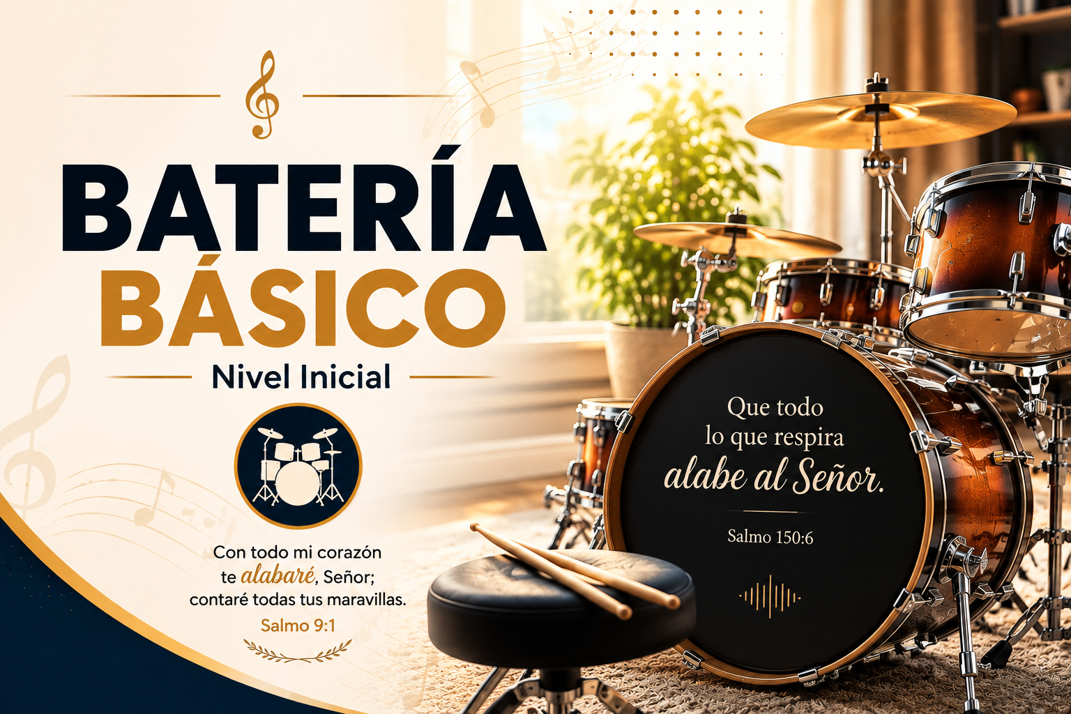 🥁 BATERÍA — NIVEL BÁSICO